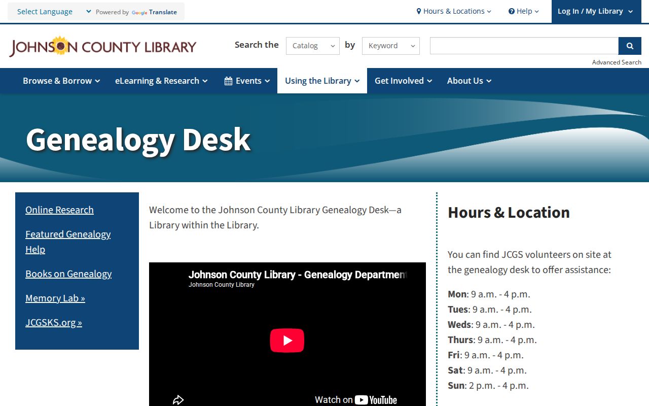 Leawood previous residents genealogy desk