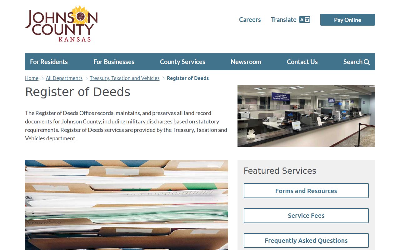 Leawood street directory Register of Deeds